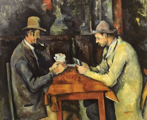 ポール・セザンヌ《カード遊びをする人々》1892-1896頃