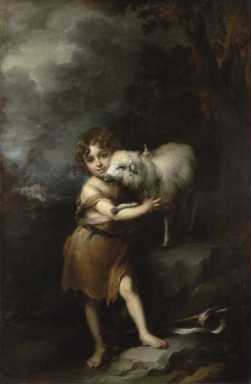 バルトロメ・エステバン・ムリーリョ 《幼い洗礼者聖ヨハネと子羊》 1660-65年