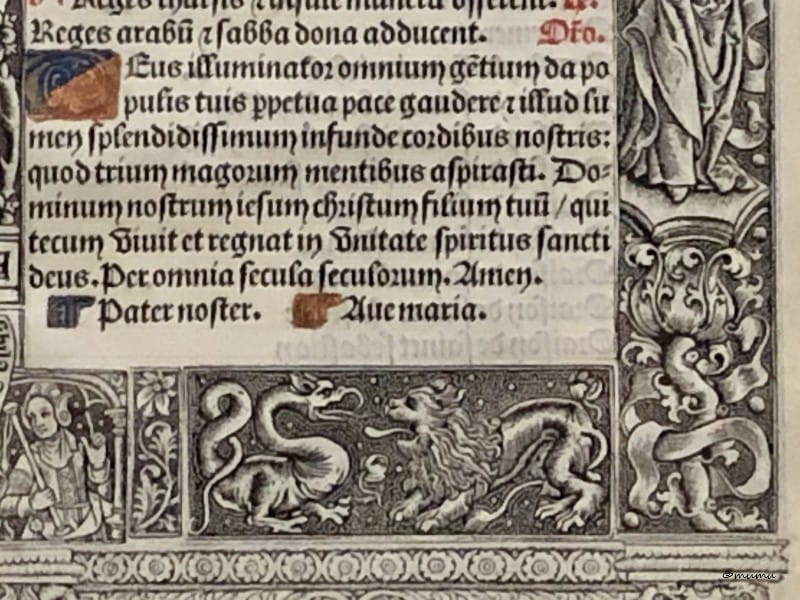 中世からルネサンスの写本-祈りと絵-写本