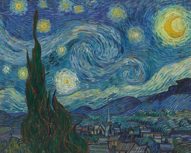 INTO YOU-イントゥーユー-アイシャドウ-パレット-ゴッホ-Traveling Muzeum-Vincent van Gogh-4 Colors Eyeshadow Palette-01-星月夜-02-緑の麦畑-全色-全色レビュー-スウォッチ-比較-色-口コミ-感想-着画-レビュー-アートデザイン-フィンセント・ファン・ゴッホ-星月夜