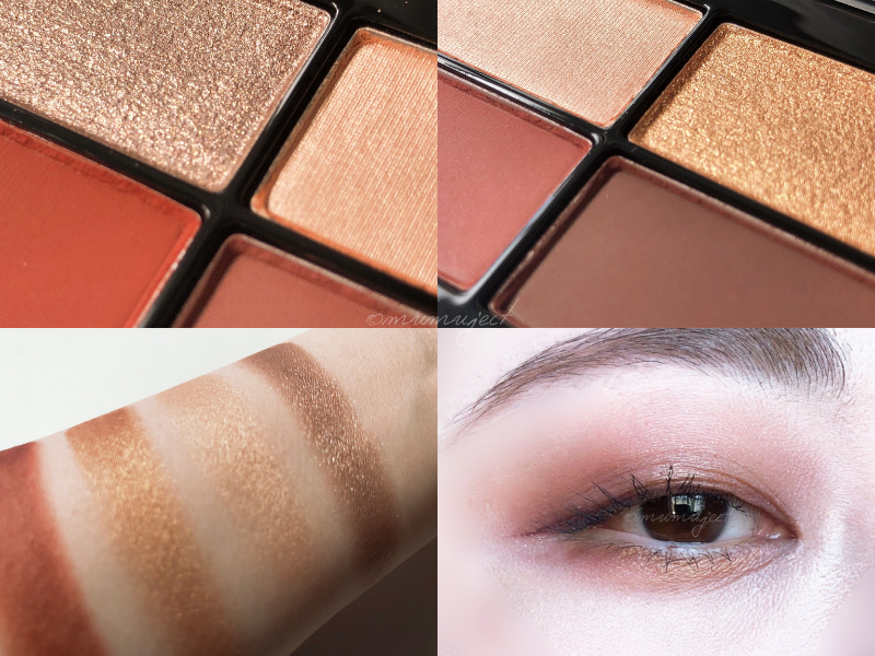 レビュー-比較-スウォッチ-着画-感想-口コミ-ブルベ-イエベ-NARS-ナーズ-サンジェルマンデプレ アイシャドーパレット
