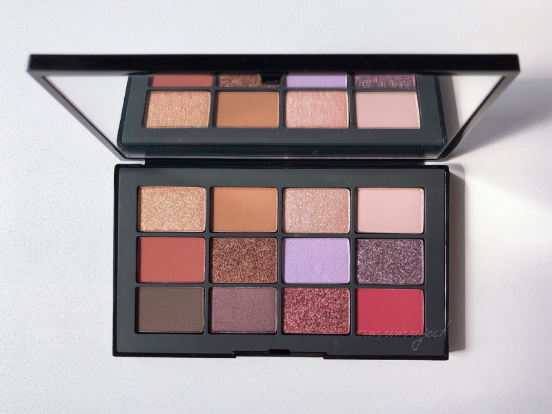 レビュー-比較-スウォッチ-着画-感想-口コミ-ブルベ-イエベ-NARS-ナーズ-スターゲイズ アイシャドーパレット