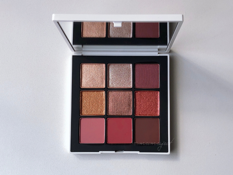 レビュー-比較-スウォッチ-着画-感想-口コミ-ブルベ-イエベ-NARS-ナーズ-エンドレスナイツ アイシャドーパレット