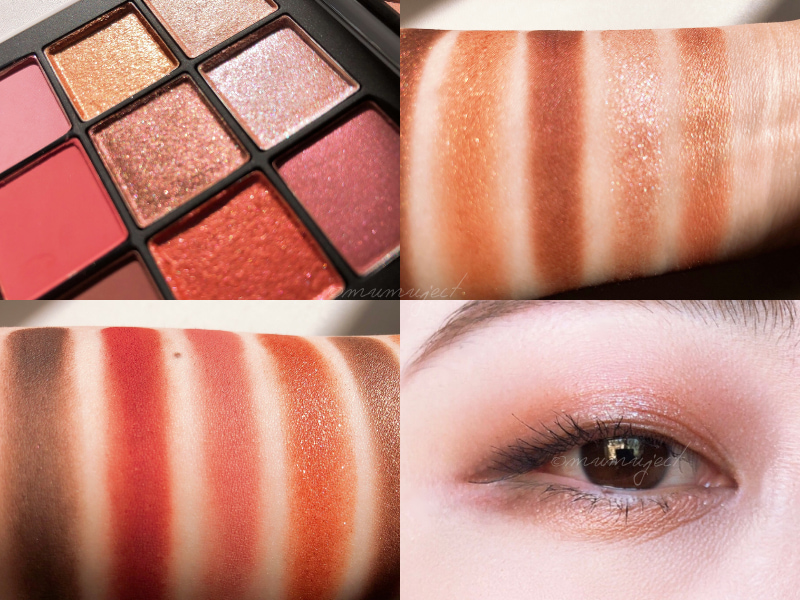 レビュー-比較-スウォッチ-着画-感想-口コミ-ブルベ-イエベ-NARS-ナーズ-エンドレスナイツ アイシャドーパレット