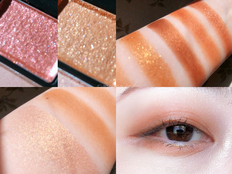 レビュー-比較-スウォッチ-着画-感想-口コミ-ブルベ-イエベ-NARS-ナーズ-スターゲイズ アイシャドーパレット-ラグナ アルティメイト フェイスパレット