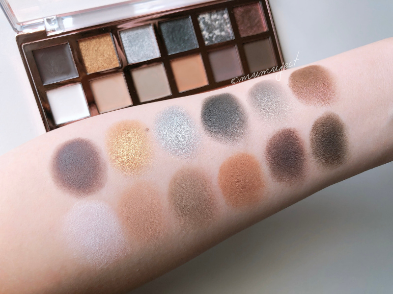 Makeup Revolution-メイクアップレボリューション-Revolution Beauty-レボリューションビューティー-Lookfantastic-ルックファンタスティック-Makeup Revolution The Smokey Icon Grunge Eyeshadow Palette