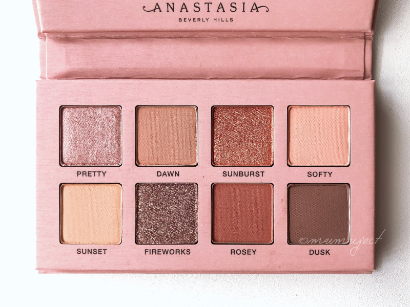 Anastasia Beverly Hills-アナスタシアビバリーヒルズ-アイシャドウ-Eyeshadow-スウォッチ-着画-レビュー-感想-口コミ-Glam to Go Mini Palette