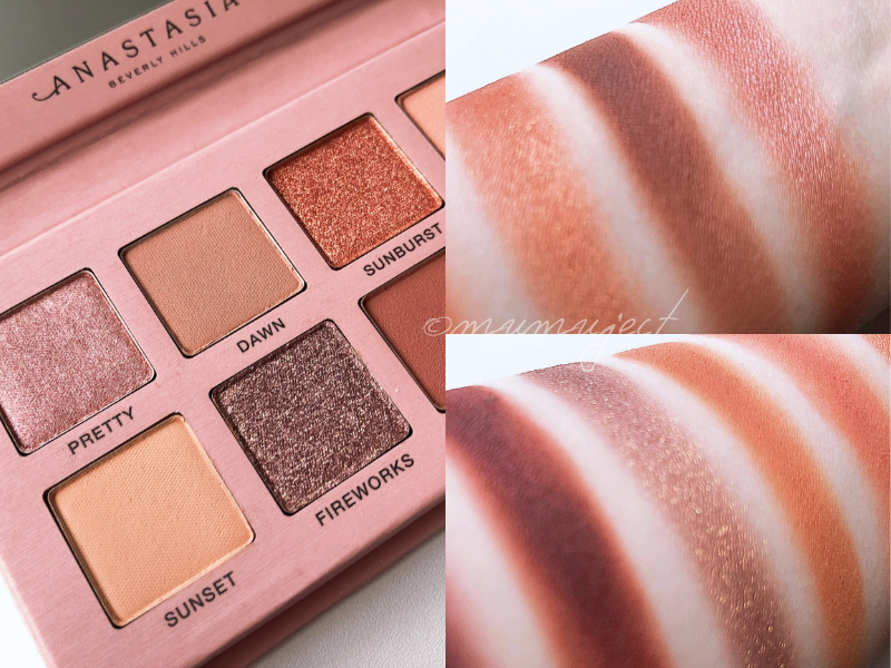 Anastasia Beverly Hills-アナスタシアビバリーヒルズ-アイシャドウ-Eyeshadow-スウォッチ-着画-レビュー-感想-口コミ-Glam to Go Mini Palette