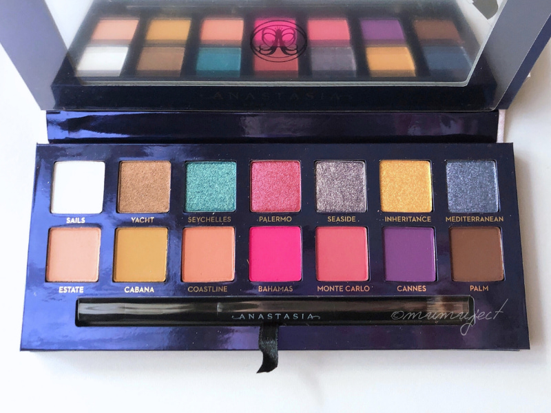 Anastasia Beverly Hills-アナスタシアビバリーヒルズ-アイシャドウ-Eyeshadow-スウォッチ-着画-レビュー-感想-口コミ-Riviera Eyeshadow Palette