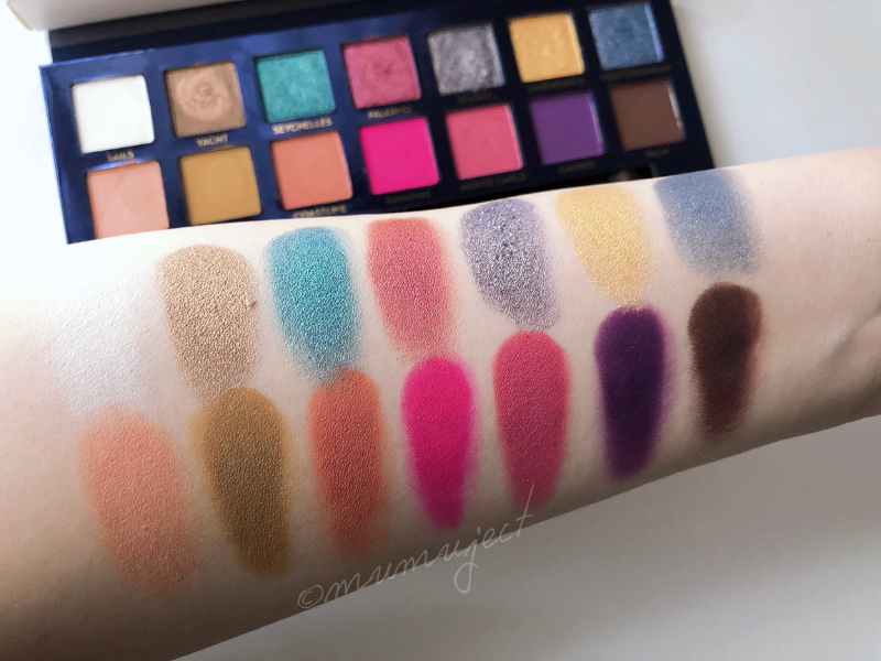 Anastasia Beverly Hills-アナスタシアビバリーヒルズ-アイシャドウ-Eyeshadow-スウォッチ-着画-レビュー-感想-口コミ-Riviera Eyeshadow Palette