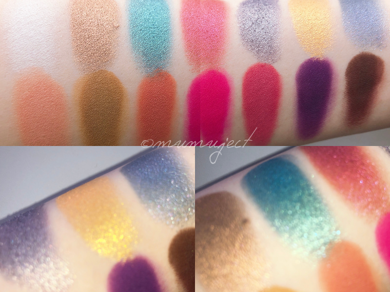Anastasia Beverly Hills-アナスタシアビバリーヒルズ-アイシャドウ-Eyeshadow-スウォッチ-着画-レビュー-感想-口コミ-Riviera Eyeshadow Palette