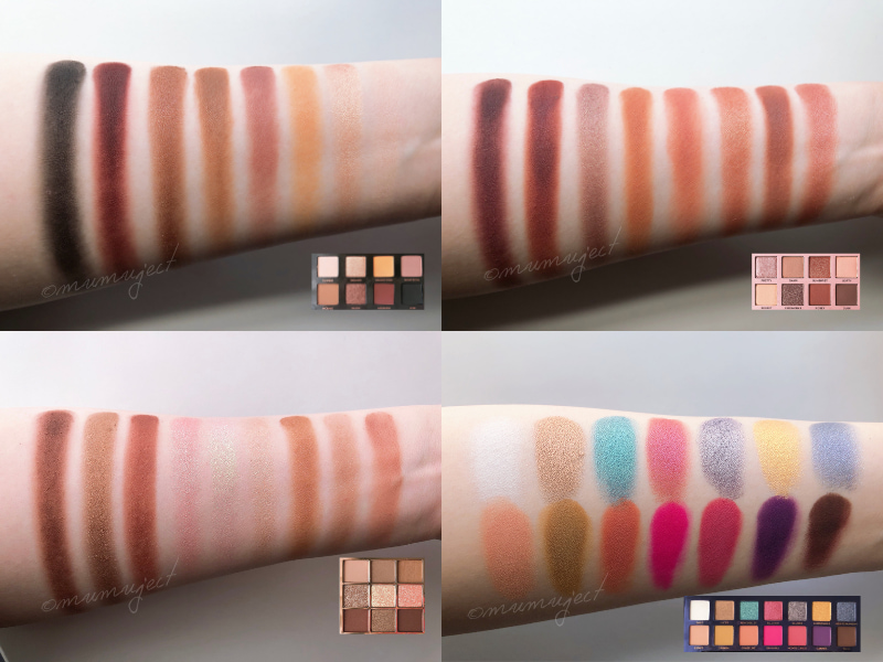 Anastasia Beverly Hills-アナスタシアビバリーヒルズ-アイシャドウ-Eyeshadow-スウォッチ-着画-レビュー-感想-口コミ-Soft Glam II Mini Eyeshadow Palette-Glam to Go Mini Palette-Mini Eyeshadow Palette-Spice-Riviera Eyeshadow Palette