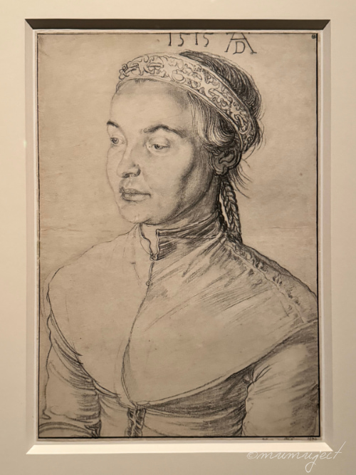 スウェーデン国立美術館-素描コレクション展-ルネサンスからバロックまで-素描展-2025-感想-レビュー-口コミ-評判-グッズ-混雑-所要時間-見どころ-チケット-巡回-東京-国立西洋美術館-アルブレヒト・デューラー-三編みの若い女性の肖像