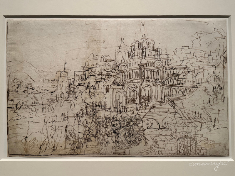 スウェーデン国立美術館-素描コレクション展-ルネサンスからバロックまで-素描展-2025-感想-レビュー-口コミ-評判-グッズ-混雑-所要時間-見どころ-チケット-巡回-東京-国立西洋美術館-ルートヴィヒ・レフィンガー-ヘレネを伴い遁走するパリス