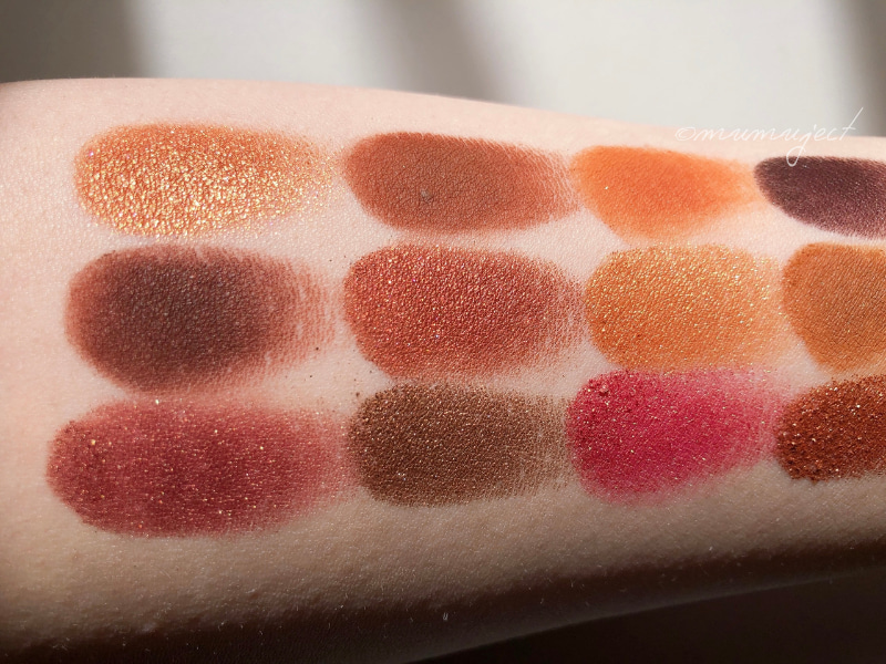 レビュー-比較-スウォッチ-着画-感想-口コミ-ブルベ-イエベ-アイシャドウパレット-海外コスメ-Natasha Denona-ナターシャデノナ-BRONZE PALETTE-ブロンズパレット