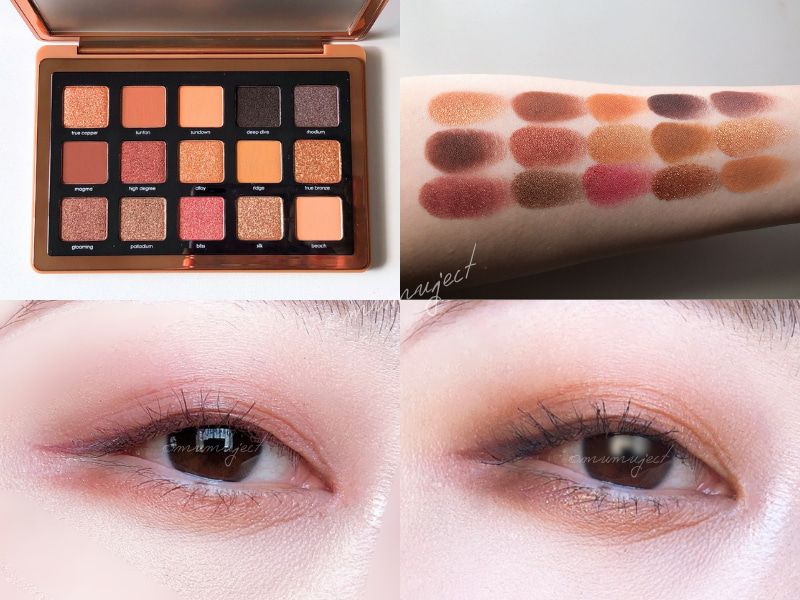 レビュー-比較-スウォッチ-着画-感想-口コミ-ブルベ-イエベ-アイシャドウパレット-海外コスメ-Natasha Denona-ナターシャデノナ-BRONZE PALETTE-ブロンズパレット
