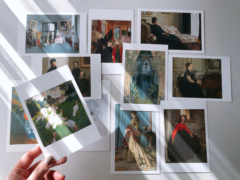 オルセー美術館-印象派-室内をめぐる物語-印象派展-2025-感想-レビュー-口コミ-評判-グッズ-混雑-所要時間-見どころ-チケット-巡回-東京-国立西洋美術館-グッズ購入品-ポストカード