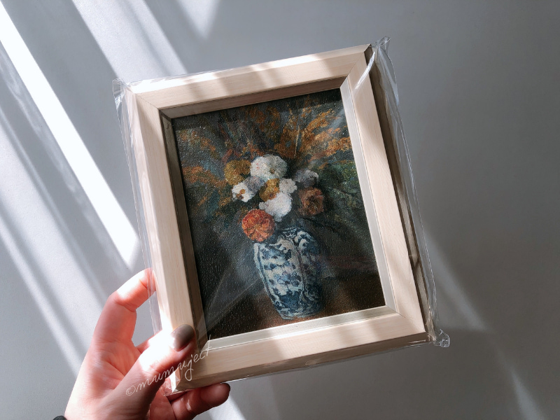 オルセー美術館-印象派-室内をめぐる物語-印象派展-2025-感想-レビュー-口コミ-評判-グッズ-混雑-所要時間-見どころ-チケット-巡回-東京-国立西洋美術館-グッズ購入品-ミニフレーム-ミニチュアカンヴァス-ダリア