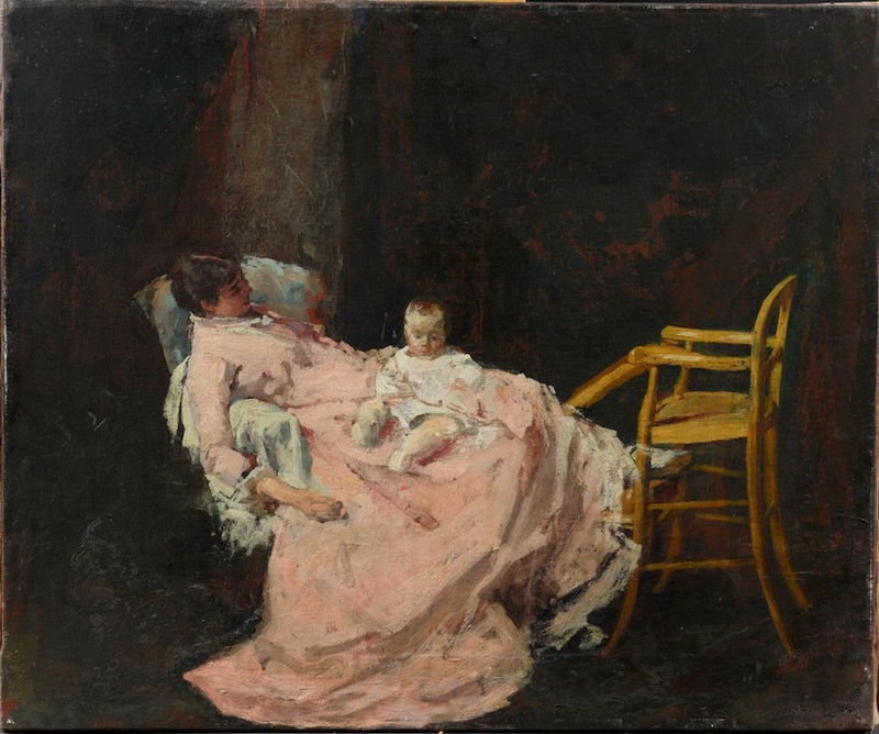 オルセー美術館-印象派-室内をめぐる物語-印象派展-2025-感想-レビュー-口コミ-評判-グッズ-混雑-所要時間-見どころ-チケット-巡回-東京-国立西洋美術館-エドゥアール・イポリット・マルゴテ-バラ色のドレス