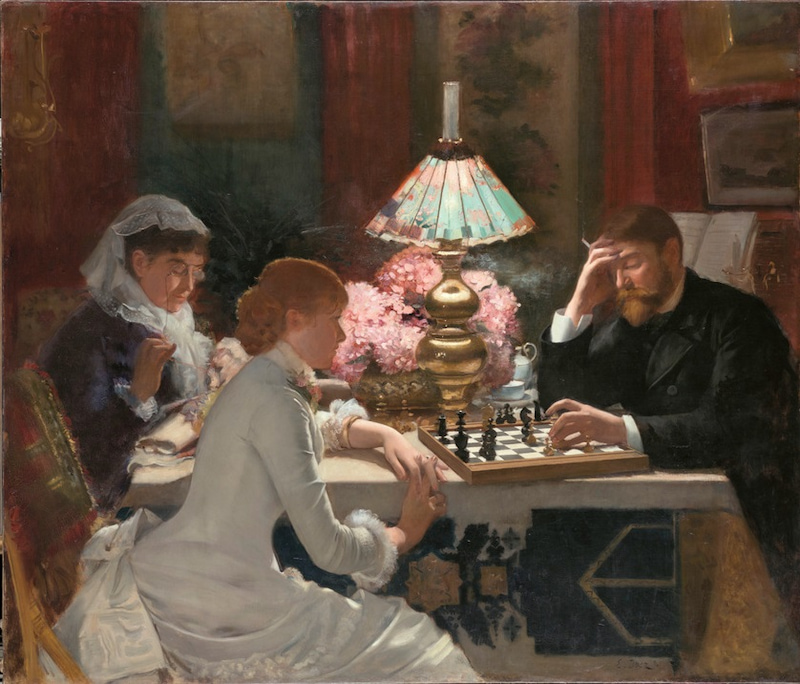 オルセー美術館-印象派-室内をめぐる物語-印象派展-2025-感想-レビュー-口コミ-評判-グッズ-混雑-所要時間-見どころ-チケット-巡回-東京-国立西洋美術館-エルネスト・デュエズ-ランプを囲んで