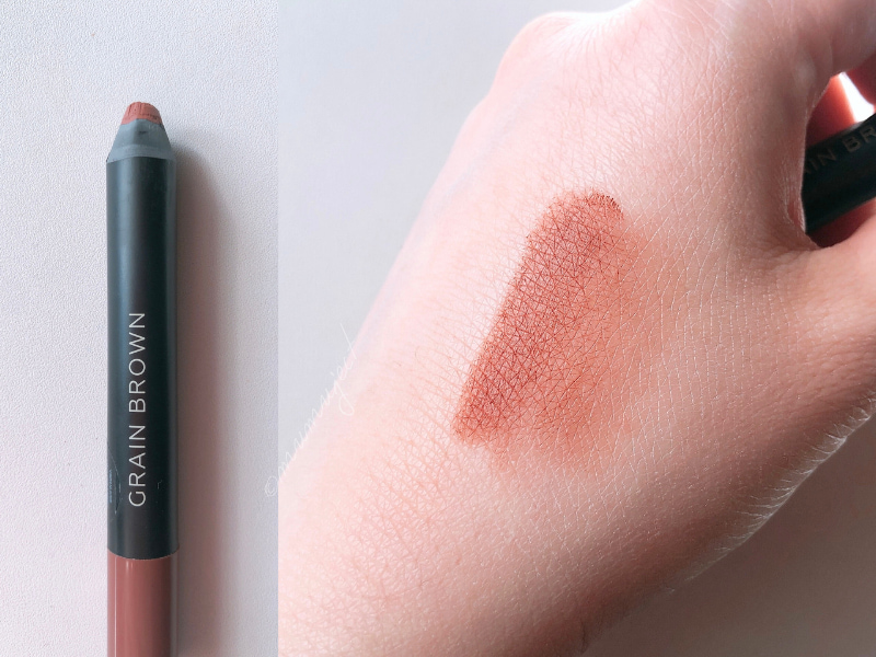 uneven-アニヴェン-マルチスティック-MULTI STICK-リップ-全色レビュー-全色スウォッチ-レビュー-スウォッチ-感想-口コミ-ms-03 grain brown