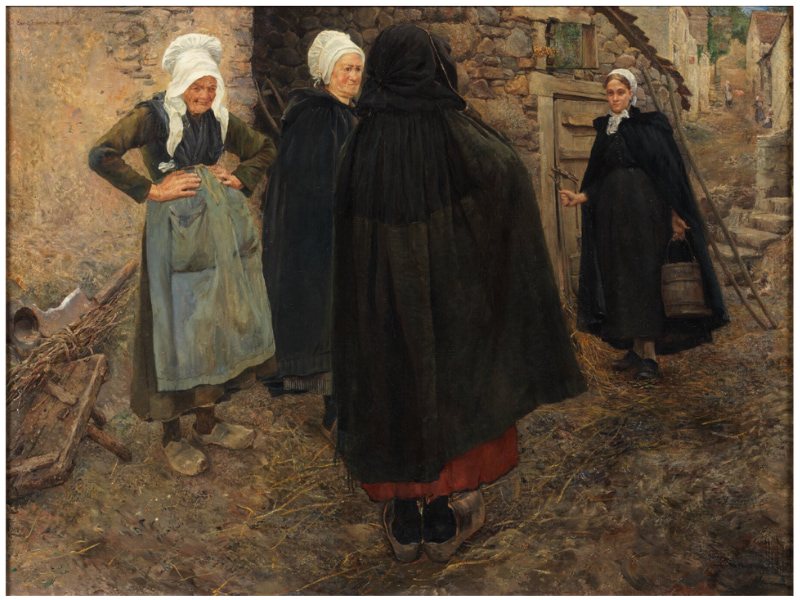 スウェーデン絵画　北欧の光、日常のかがやき-スウェーデン絵画-スウェーデン絵画展-2026感想-レビュー-口コミ-評判-グッズ-混雑-所要時間-見どころ-チケット-巡回-東京-東京都美術館-山口-山口県立美術館-愛知-愛知県美術館-アーンシュト・ヨーセフソン-村人たちの噂話