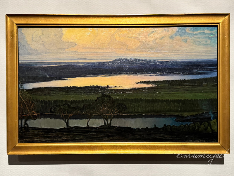 スウェーデン絵画　北欧の光、日常のかがやき-スウェーデン絵画-スウェーデン絵画展-2026感想-レビュー-口コミ-評判-グッズ-混雑-所要時間-見どころ-チケット-巡回-東京-東京都美術館-山口-山口県立美術館-愛知-愛知県美術館-オット・ヘッセルボム-夏の夜（習作）