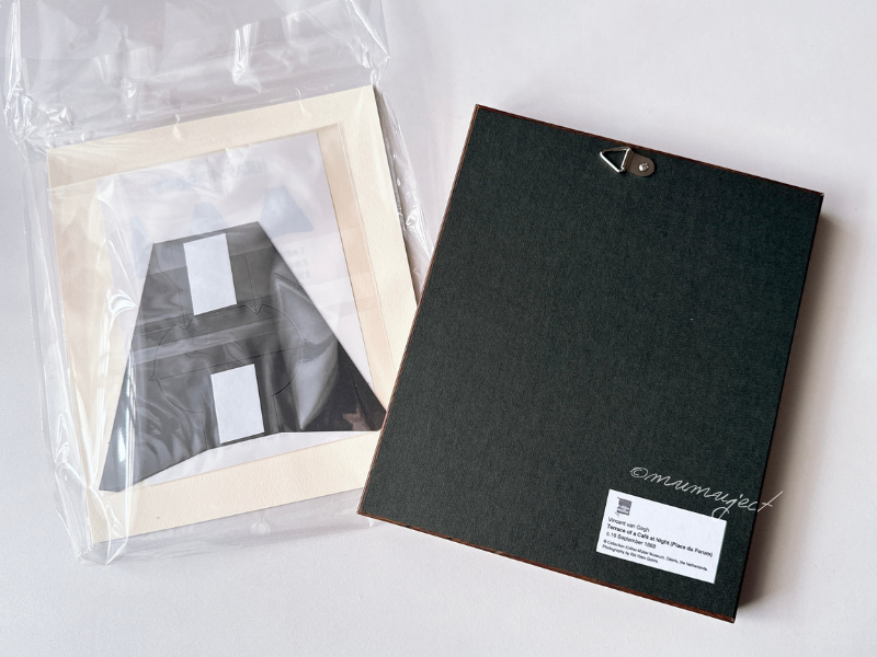 大ゴッホ展-夜のカフェテラス-2026-感想-レビュー-口コミ-評判-グッズ-混雑-待ち時間-所要時間-見どころ-チケット-巡回-東京-上野の森美術館-グッズ購入品-ミニフレーム-ミニチュアカンヴァス